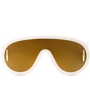 Loewe Paula's Ibiza Shield Sunglasses - Yellow