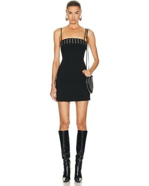 Blumarine Sleeveless Mini Dress - Black