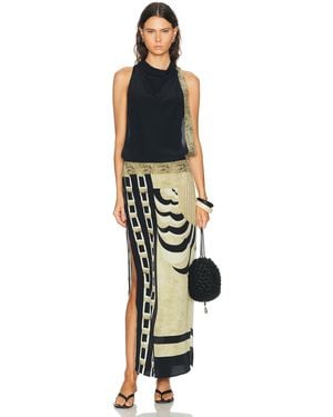 SIR. Sona Maxi Dress - Metallic