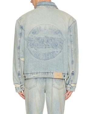 Represent X Guns N' Roses Denim Jacket - Blue