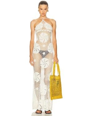Akoia Swim Buana Long Dress - Metallic