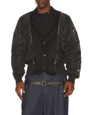 Spencer Badu Alpha Bomber Jacket - Black