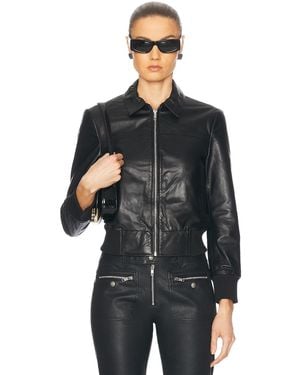 R13 Berlin Leather Jacket - Black
