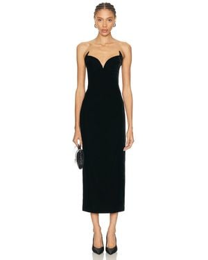 Mugler Sleeveless Gown - Black