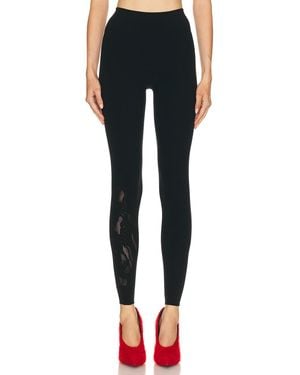 Wolford Rose Net legging - Blue