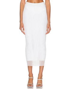 Sportmax Album Skirt - White