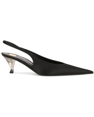 Saint Laurent Fanny Slingback Pump - Black