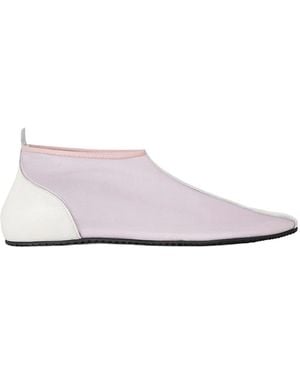 GIMAGUAS Mesh Bailarina Boot Flat - White