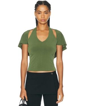 Sandy Liang Bellini Top - Green