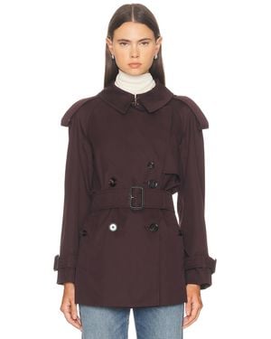 Burberry Trench Coat - Purple