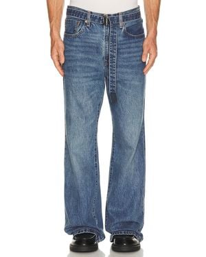 Sacai X Levi's Denim Collab Flared Jeans - Blue