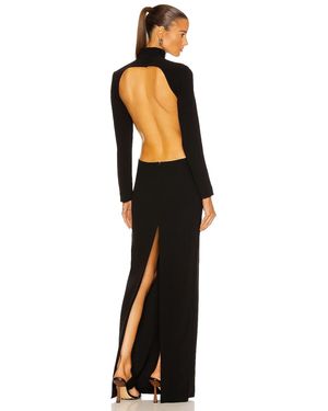 Monot Backless Maxi Dress - Black