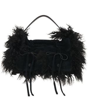 Acne Studios Multipocket Feather Bag - Black