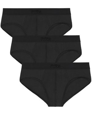 Skims Cotton Brief 3-pack - Black