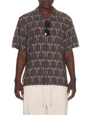 Rag & Bone Avery Printed Shirt - Gray