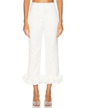 Ila Gemma Voluminous Detailed Trouser - White
