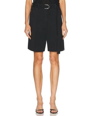 ショートパンツ HELMUT LANG Women Shorts  Burmudas LP02HW205001 Black Helmut Lang Boxer Shorts - Bergdorf Goodman