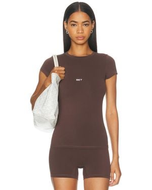 Set Active Breathe 1.0 Tee - Brown