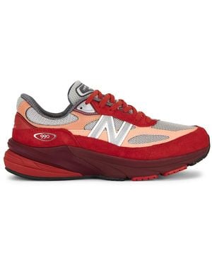New Balance 990 Sneaker - Red