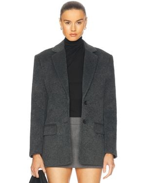 GRLFRND Wool Blend Blazer - Black