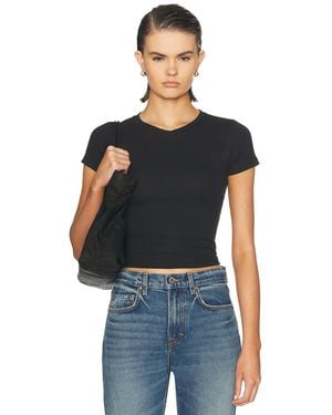 GRLFRND V-neck Slim Fit Tee - Blue