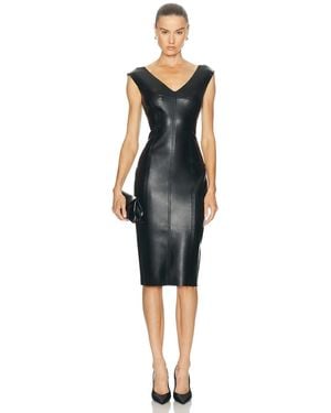 Norma Kamali Grace Pencil Dress - Black