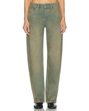 EB DENIM Alida Loose Bowed Jean - Green