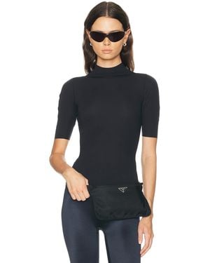 NikeSKIMS Weightless Short Sleeve Top - Black