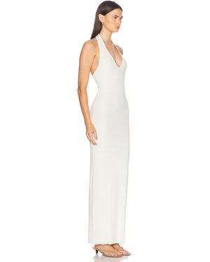 eterne vivian halter maxi dress ÉTERNE in Blue Oversized