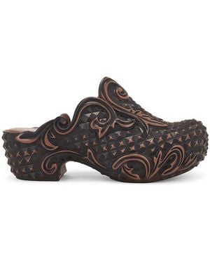 Y. Project X Melissa Court Clog - Brown