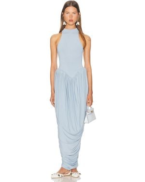 Helsa The Duchess Jersey Dress - Blue