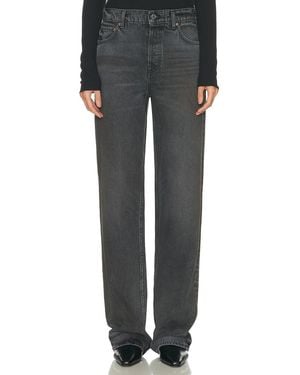 GRLFRND Bella Cinch Low Rise Boyfriend - Black