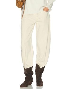 Isabel Marant Oriane Barrel Leg - Natural
