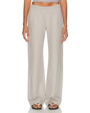 Enza Costa Twill Everywhere Pant - White