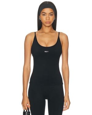 Set Active Sportbody Sporty U Tank - Black