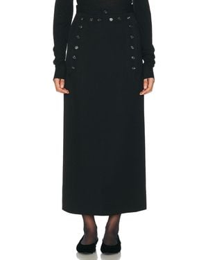 Bode Riding Sailor Skirt - Black