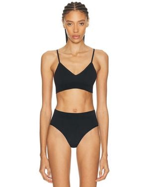 LDMA Low Show V Seamless Bralette - Black