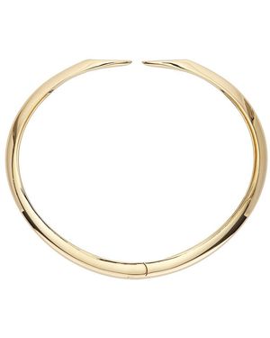 Givenchy Pinch Golden Torque Necklace - White