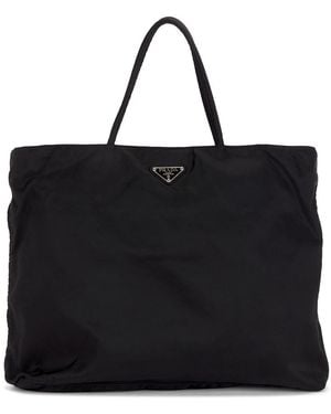 Prada Tessuto Tote Bag - Black