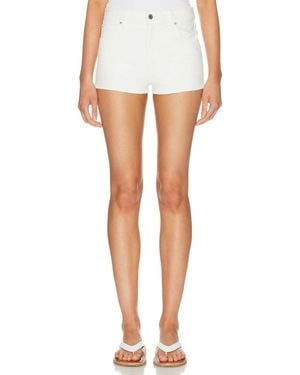 GRLFRND Florence Low Rise Mini Short - White