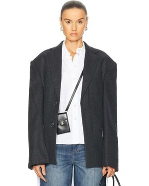 Helmut Lang Oversized Blazer - Blue