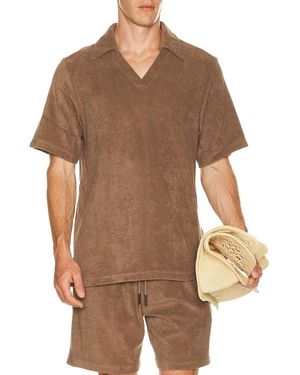 Oas Serif Polo - Brown