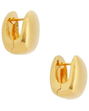 DEVE Quart De Soleil Hoop Earrings - Metallic