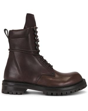 Rick Owens Army Low Boot - Brown