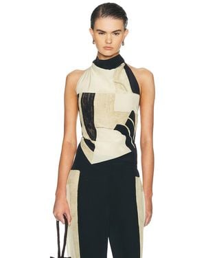 SIR. Sona Halter Tie Top - Multicolor