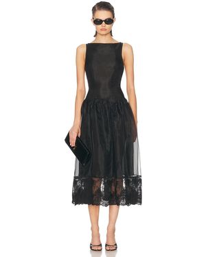 LPA Elsie Midi Dress - Black