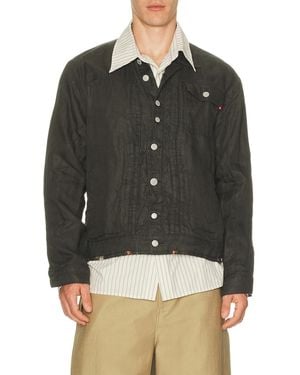 Undercover Button Down Blouson - Black