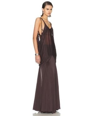 Christopher Esber Solea Suspension Macrame Knot Tank Dress - Brown