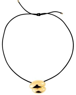 Mega Brioche Necklace - Metallic