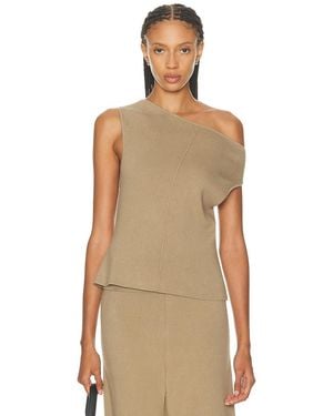 AYA MUSE Off Shoulder Seam Top - Natural
